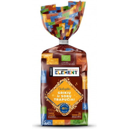 Ekologiški grikių ir sorų trapučiai