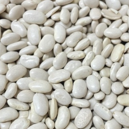 Ekologiškos pupelės baltos (vidutinio dydžio)