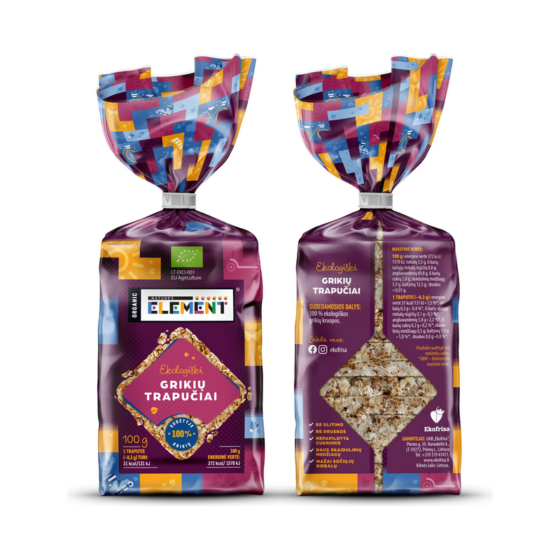 Ekologiški grikių trapučiai