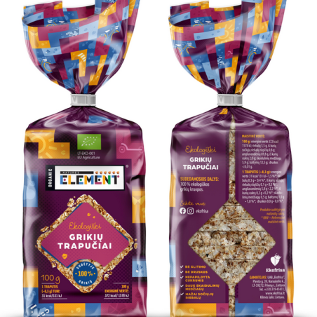 Ekologiški grikių trapučiai