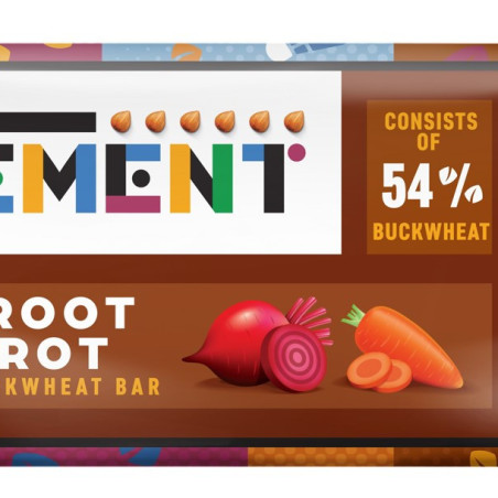 Ekologiškas grikių batonėlis su morkomis ir burokėliais