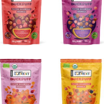 Ekologiška pustų grikių granola su morkomis ir burokėliais