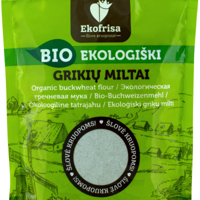 Ekologiškų neskrudintų grikių miltai